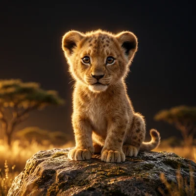Simba Baby Lion Cub